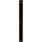 Ekena Millwork Edwards Wrought Iron Bracket, (Single center brace), Antiqued Bronze 1 1/2"W x 12"D x 15"H BKTM01X12X15SEDABZ - alternate 5